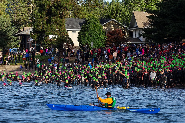 &lt;p&gt;SHAWN GUST/Press&lt;/p&gt;&lt;p&gt;Thousands of triathletes line the shore of Lake Coeur d&#146;Alene only a few minutes before the age group swim start.&lt;/p&gt;