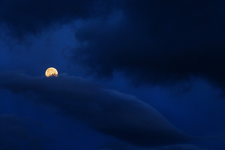 &lt;p&gt;SHAWN GUST/Press&lt;/p&gt;&lt;p&gt;A full, honey-colored moon is contrasted by the blue color of the early morning sky over Coeur d&#146;Alene on Friday shortly after 4:30 a.m. The last time a honey moon in its full phase was seen on a Friday the 13th was in June 1919 and won&#146;t occur again on the superstitious date until June 2098.&lt;/p&gt;