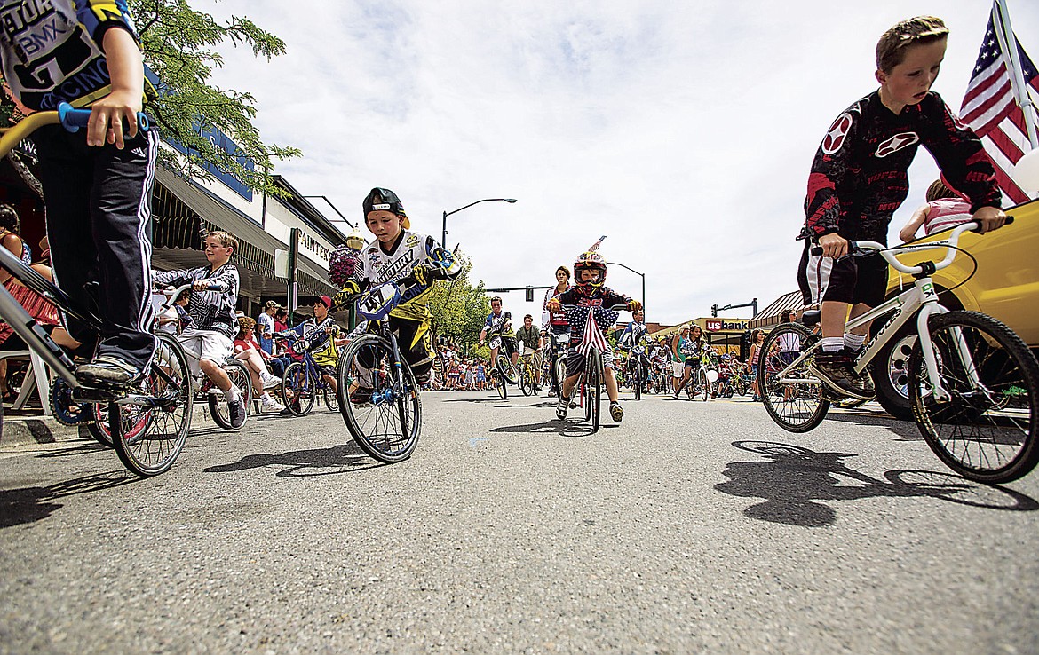 &lt;p&gt;Youngsters of North Idaho BMX rip up Sherman Avenue during the Coeur d'Alene American Heroes Fourth of July Parade in 2013.&lt;/p&gt;