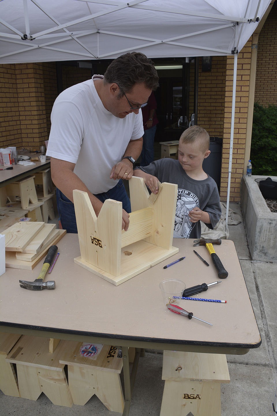 &lt;p&gt;&lt;strong&gt;Steven Alexander and Kyler Gage work on a bench at the June 18 Boy Scout Day Camp in Polson.&lt;/strong&gt;&lt;/p&gt;&lt;p&gt;&lt;strong&gt;&#160;&lt;/strong&gt;&lt;/p&gt;