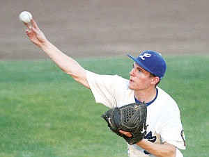 &lt;p&gt;Collin Johnson pitching top of third vs. Spanaway Lake Monsters June 27. Loggers fall 6-3.&lt;/p&gt;