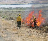Wildland fire burns 1,750 acres near Warden