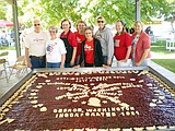 World's largest cherry pie at 4th in George