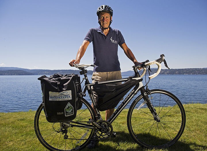 &lt;p&gt;LOREN BENOIT/Press Dennis Brueggemann poses for a portrait near the Terrace Condo Association on Wednesday, June 29, 2016 in Coeur d'Alene. After a lifetime of work and travel with Special Olympics, Brueggemann has settled in Coeur d&#146;Alene and recently biked 1,000 kilometers to raise money and awareness about Coeur d&#146;Alene&#146;s water.&lt;/p&gt;