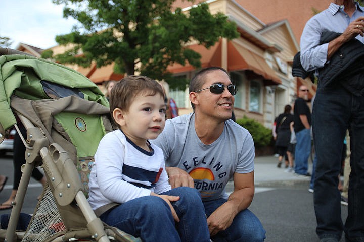 &lt;p&gt;KATIE HARTWIG/Press Andy Lujan, 42, and his son andy Jr., 2 enjoy their first Car d'Lane together.&lt;/p&gt;