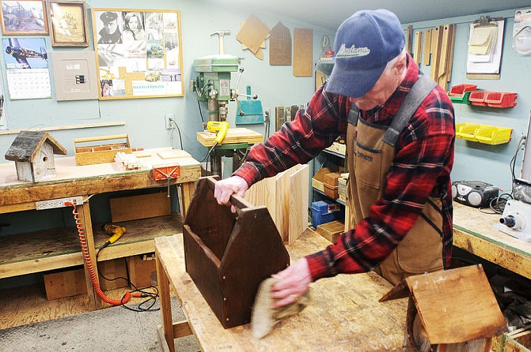 &lt;p&gt;Ed Maul puts the finishing touches on a tool box Monday morning in his shop near Whitefish.&#160;&lt;/p&gt;