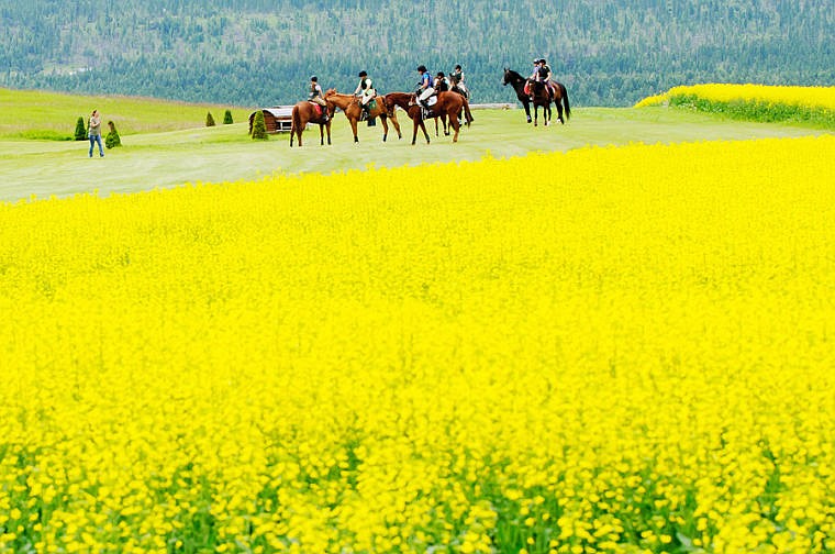 &lt;p&gt;Sarah Broussard-Kelly, left, gives instruction during cross country jumping session Wednesday afternoon during the Big Sky Regional Pony Club Camp at Rebecca Farms west of Kalispell. June 26, 2013 in Kalispell, Montana. (Patrick Cote/Daily Inter Lake)&lt;/p&gt;