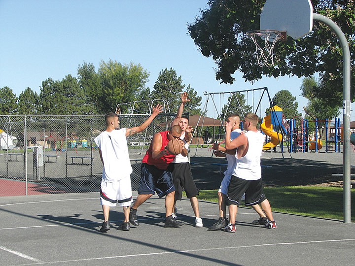 Basketball was one of many activities featured at Othello's Fourth of July celebration in 2007. This year's event is Wednesday.