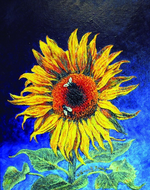 &lt;p&gt;&#147;To Vincent from James &#151; The Sunflower&#148; is a 2001 painting Bakke
created in honor of his &#147;mentor&#148;&#146; Vincent Van Gogh.&lt;/p&gt;