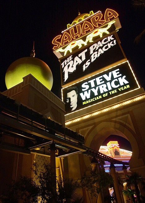 &lt;p&gt;This March 1, 2001 photo shows the marquee of the Sahara Hotel and Casino on the Las Vegas Strip.&lt;/p&gt;