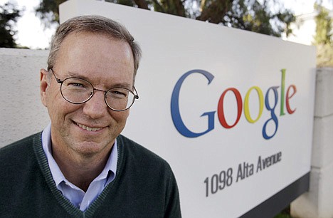 &lt;p&gt;Google Executive Chairman Eric Schmidt smiles outside of Google headquarters in Mountain View, Calif. His company is one of many mulling the purchase of online video site Hulu.&lt;/p&gt;