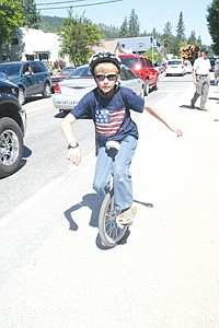 &lt;p&gt;Tristan Cook was constantly moving on his unicycle. Tristan balanced the cycle along the parade route to the enjoyment of parade-goers.&lt;/p&gt;&lt;div&gt;&#160;&lt;/div&gt;