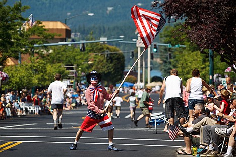 &lt;p&gt;Mickey Metcalf, of Coeur d'Alene, celebrates both Independence Day and his birthday by participating in the American Hero's Parade.&lt;/p&gt;