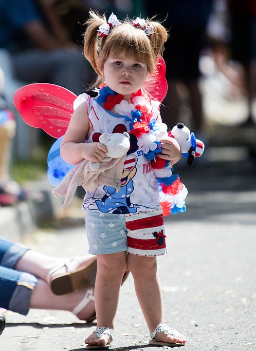 <p>KATIE HARTWIG/Press An estimated 30,000 people watch bands, military units, horses, and more participate in Coeur d'Alene's American Heroes Parade, Monday, July 4, 2016 on Sherman Avenue.</p>
