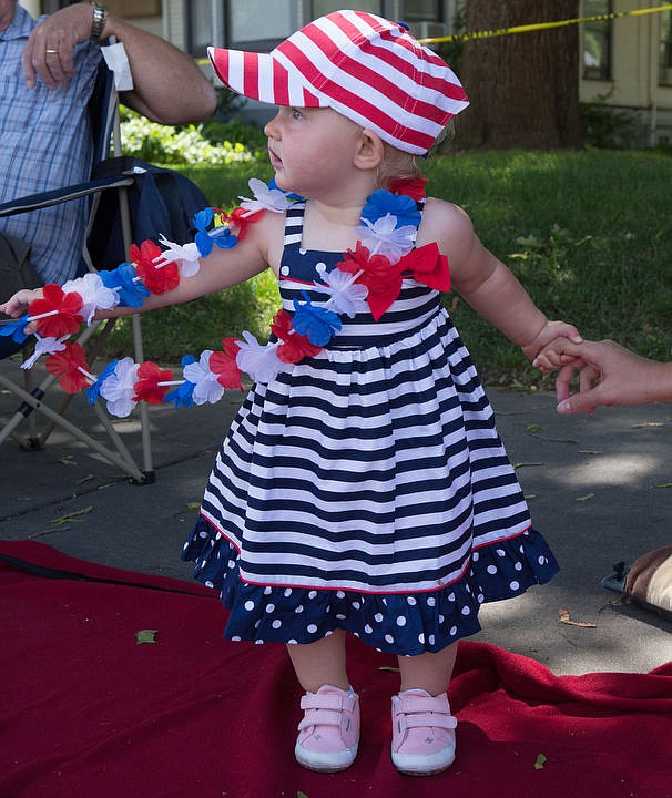 <p>KATIE HARTWIG/Press An estimated 30,000 people watch bands, military units, horses, and more participate in Coeur d'Alene's American Heroes Parade, Monday, July 4, 2016 on Sherman Avenue.</p>