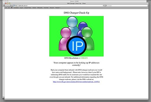 &lt;p&gt;This undated handout image provided by The DNS Changer Working Group (DCWG) shows the webpage resulting from not having the DNS malware. It will only take a few clicks of the mouse. But for hundreds of thousands of computer users, those clicks could mean the difference between staying online and losing their connections. Tens of thousands of Americans may still lose their Internet service Monday July 9, 2012 unless they do a quick check of their computers for malware that could have taken over their machines more than a year ago. (AP Photo/DNC Changer Working Group, FILE )&lt;/p&gt;