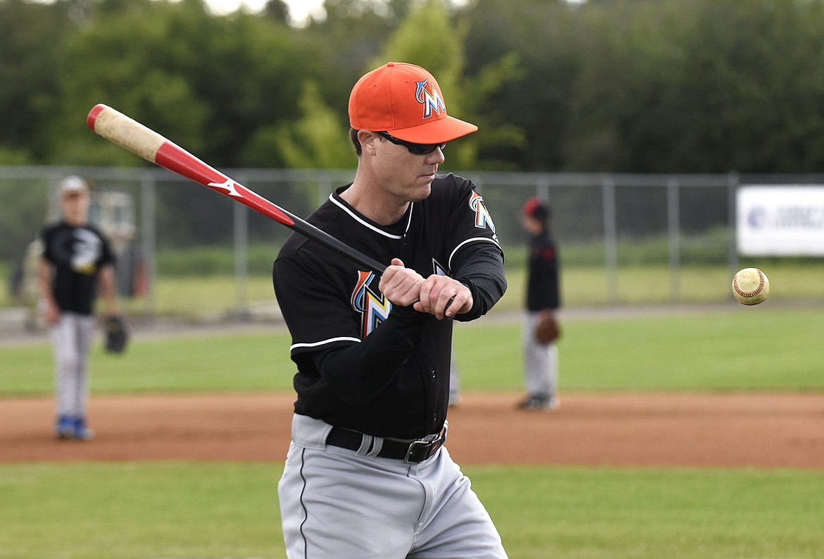 &lt;p class=&quot;p1&quot;&gt;Ryan Wardinsky, a former professional baseball player and now a scout for the Miami Marlins, hits grounders to players during the Flathead Valley Baseball Camp at Griffin Field on Wednesday. Wardinsky, a Flathead High School graduate, grew up in Kalispell and played for the Lakers before eventually spending two years in the minor leagues and earning a job as a scout. He came back to help run the Flathead Valley Baseball Camp for the fourth year in a row. (Aaric Bryan/Daily Inter Lake)&lt;/p&gt;