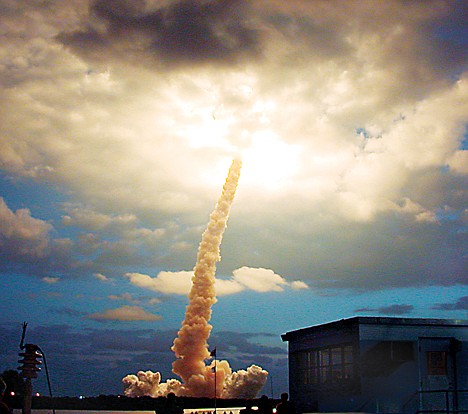 &lt;p&gt;AP Photo/NASA, Anita Barrett, file The space shuttle Columbia illuminates a cloud during its March 1, 2002 morning liftoff at the Kennedy Space Center in Cape Canaveral, Fla.&lt;/p&gt;