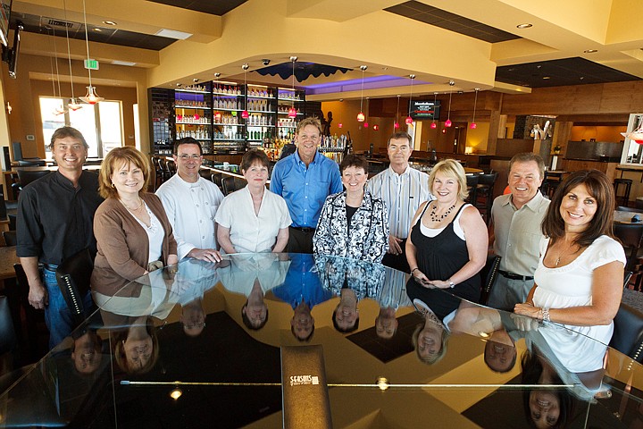 &lt;p&gt;SHAWN GUST/Press Proprietors and management of Seasons of Coeur d'Alene Fresh Grill and Bar gather at the piano bar. From left, Kevin Eskelin, wine specialist, Patricia Krug, co-owner, Scott Miller, executive chef, Mary Watson, accounting manager, Dirk Ferrell, assistant general manager, Nancy White, general manager, Don &quot;Pepper&quot; Smock, co-owner, Midge Smock, co-owner, Ron Thompson, interior designer, and Melissa Bloom, special events coordinator.&lt;/p&gt;