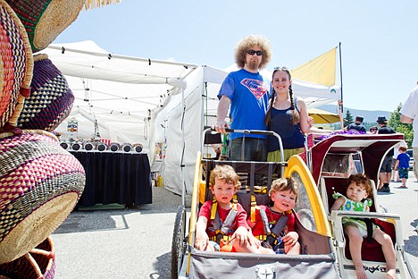 &lt;p&gt;Derek and Taryn McCollum, of Hayden, brought their three children Nathan, 3, Jack, 2, and Allie, 1, to Bayview Daze Saturday. The family recently moved to North Idaho from California.&lt;/p&gt;