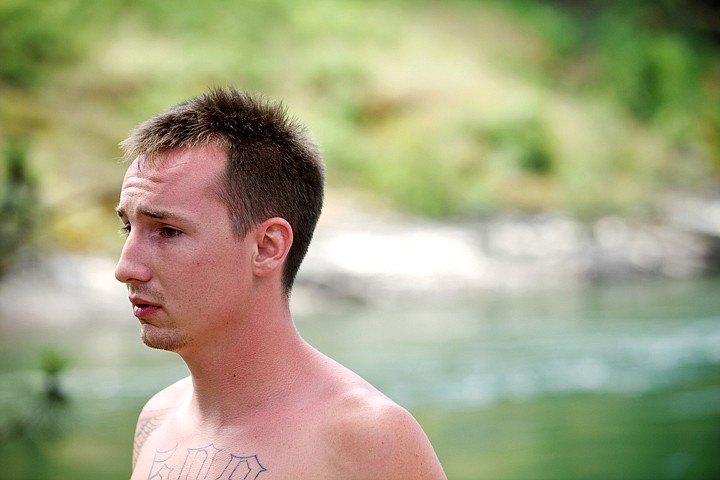 &lt;p&gt;JEROME A. POLLOS/Press Lance Carpenter, 20, describes how he and a friend searched for and ultimately dove into to try to rescue a man from drowning Thursday in the Spokane River.&lt;/p&gt;