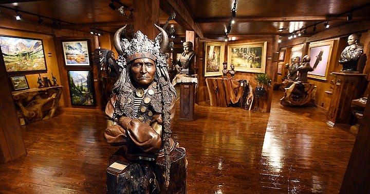 &lt;p&gt;A bronze statue of Chief Little Horse, part of the Native American Chiefs Collection which is part of the Legends of the Americas, sits in the entryway to the new Sunti World Art Gallery in Whitefish.&lt;/p&gt;