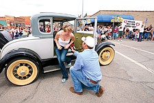 Janna Taylor's son Zach proposed to Rossie Regli Sunday during the Polson Fourth of July parade. She said, &quot;Yes.&quot;