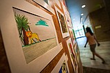 Youth artwork on display at Cd'A library