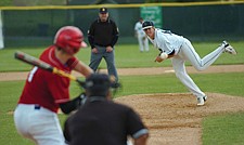 Tim Bagnell of the Mission Valley Mariners throws a pitch during the Firecracker Tournament last weekend in Polson.