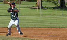 Jacob Young of the Mission Valley Mariners fields the ball during the Firecracker Tournament last weekend in Polson.