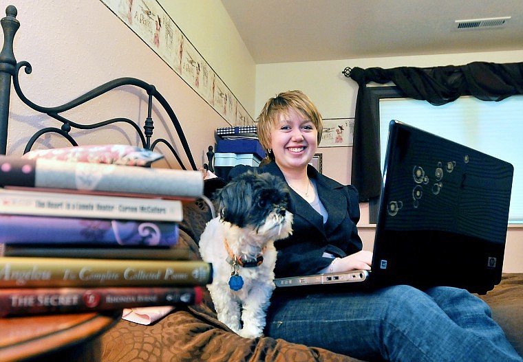 Alexa Schnee&#146;s  first novel, &#147;Shakespeare&#146;s Lady,&#148; is due out in fall 2011. Schnee often writes while sitting or lying in her bed, where her dog Posie and stack of books help soothe her and inspire her writing.