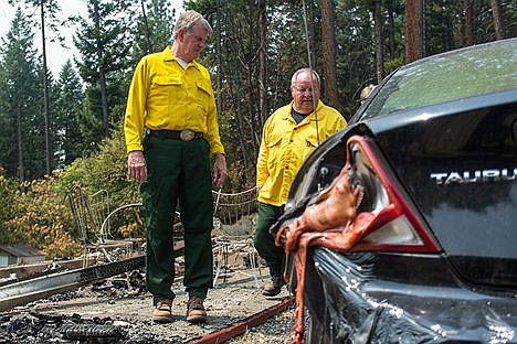 &lt;p&gt;Idaho Governor Butch Otter looks over the wreckage of a home that was destroyed by the Cape Horn Fire.&lt;/p&gt;