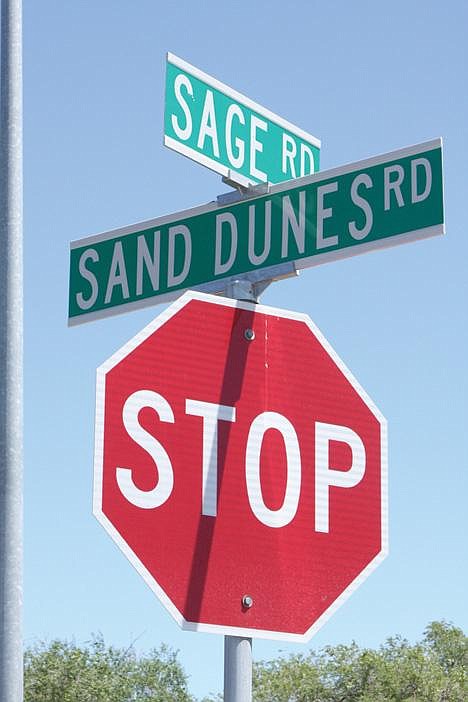 Candice Boutilier/Columbia Basin HeraldSage Road residents in Moses Lake donated money to install a radar reader board to slow speeding drivers.