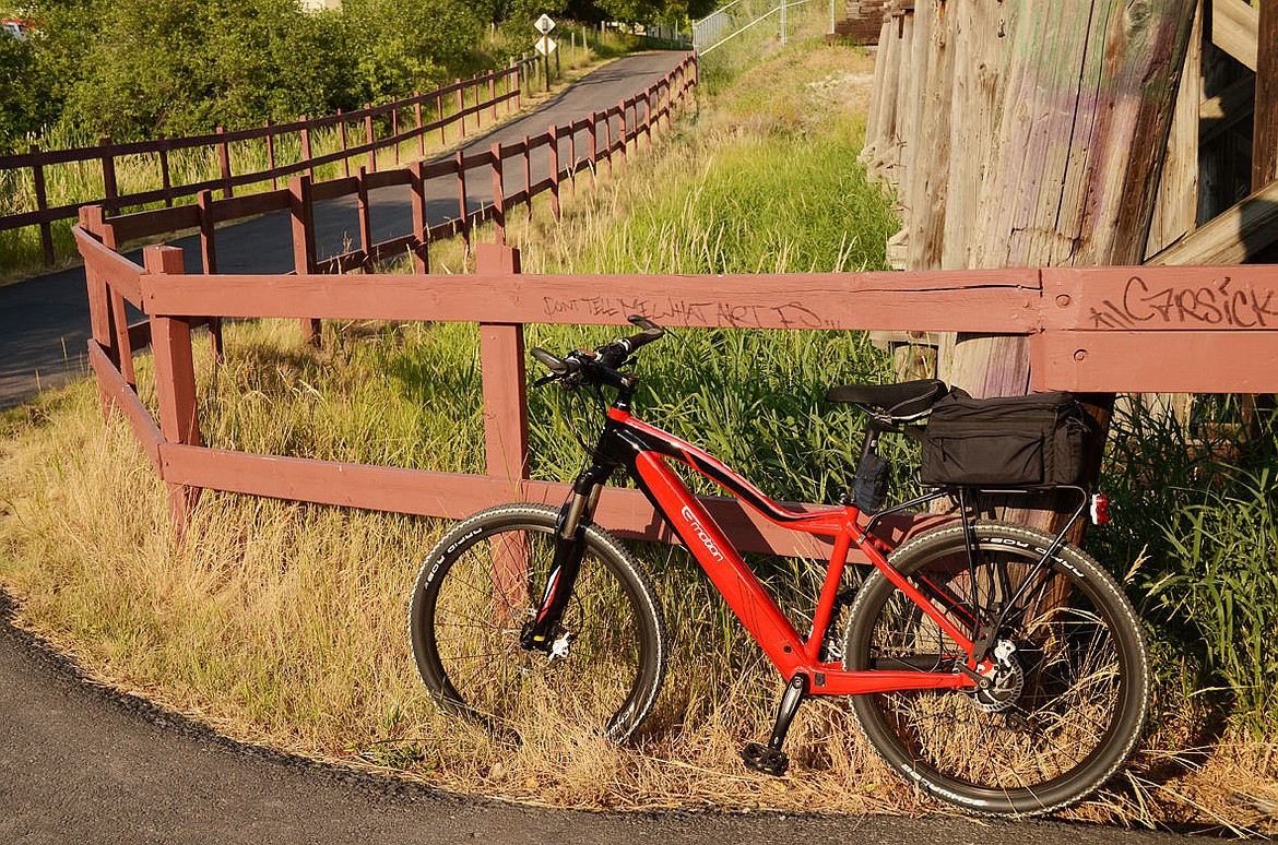 &lt;p&gt;&lt;strong&gt;Seymour's Easy Motion EVO&lt;/strong&gt; e-bike is an advanced design from most models. The battery is located in the down tube, the sensors and motor attached to the rear hub.&lt;/p&gt;