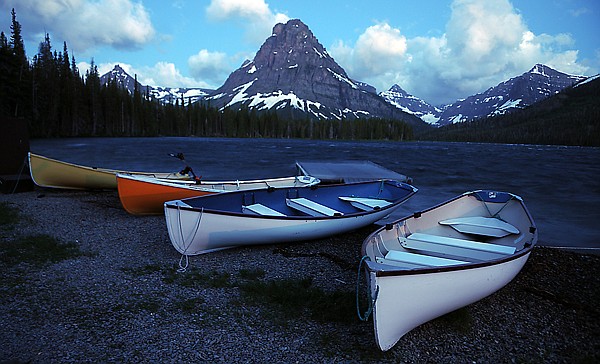 &lt;p&gt;Small boats line the shore of Two Medicine Lake in Glacier
National Park in the early hours Friday. In the background is a
classic view of Sinopah Mountain.&lt;/p&gt;