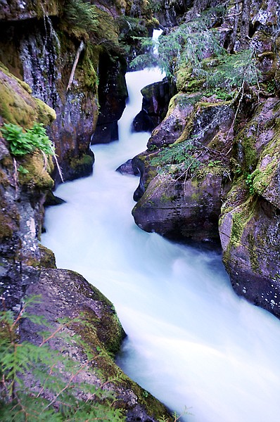 &lt;p&gt;Avalanche Creek gushes through Avalanche Gorge in Glacier
National Park. Streams and creeks continue to run high in the park
due to snowmelt.&lt;/p&gt;