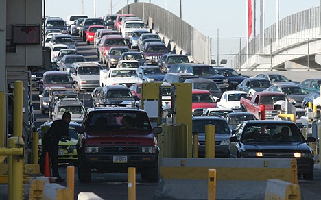 &lt;p&gt;Traffic lines up to enter the United States at the Bridge of the Americas port-of-entry in El Paso, Texas, on June 1, 2009.&lt;/p&gt;