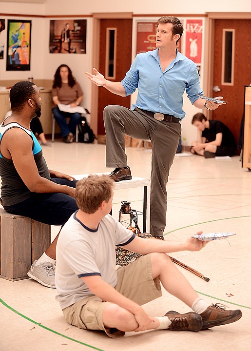 &lt;p&gt;Kevin Vortmann rehearses a scene with Nicholas Ward and Luke Walrath on Thursday, July 3, in Whitefish. (Brenda Ahearn/Daily Inter Lake)&lt;/p&gt;