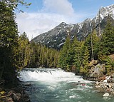 Woman swept over Lower McDonald Creek Falls