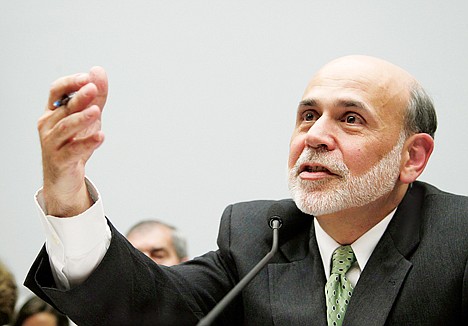 &lt;p&gt;Federal Reserve Chairman Ben Bernanke testifies on Capitol Hill in Washington, Wednesday, July 13, 2011, before the House Financial Services Committee where he delivered the semiannual Monetary Policy Report. (AP Photo/Carolyn Kaster)&lt;/p&gt;