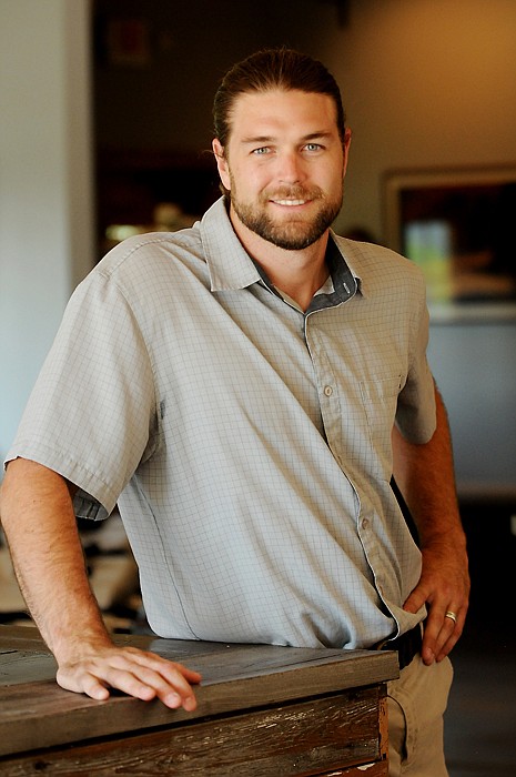 <p>Jesse Felder, owner of the Stillwater Fish House and Oyster Bar, on Thursday evening, July 12, in Whitefish.</p>