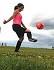 Soccer mom arranges soccer camp