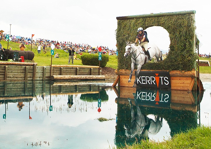 &lt;p&gt;Kristi Nunnink goes through the keyhole jump on her horse R-Star Saturday afternoon during The Event at Rebecca Farm.&lt;/p&gt;&lt;p&gt;&#160;&lt;/p&gt;