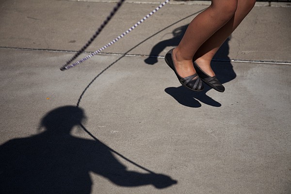 &lt;p&gt;A child jumps rope at the Woodland Park summer day camp in Kalispell on July 12.&lt;/p&gt;