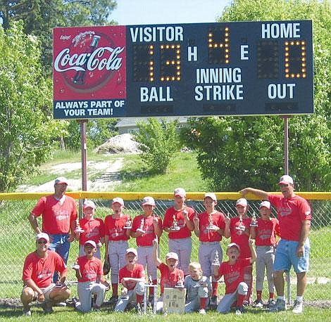 Dawn Krebs/For the Valley Press The All-stars pose triumphantly after the underdog team won the state championships undefeated. The All-stars will travel to Meridian, Idaho next weekend for the regional tournament, where they will face teams from all across the northwest. This is the team&#146;s first ever state championship victory.