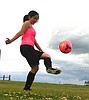 Soccer mom arranges soccer camp for her kids and others