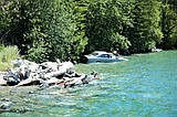 Billings man drives into lake near Woods Bay