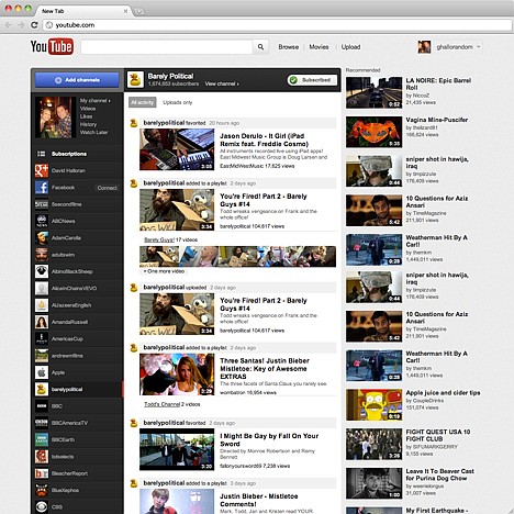 &lt;p&gt;FILE - This file image of a screen grab provided by Google Inc. on Dec. 1, 2011 shows the YouTube website. A new study finds that YouTube is emerging as a major platform for news, one to which viewers increasingly turn for eyewitness videos in times of major events and natural disasters. (AP Photo/Google Inc., File)&lt;/p&gt;