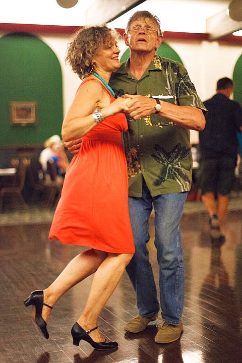 <p>Linda and Dave Ensign dance July 13 at the Elks Club in Kalispell.</p>