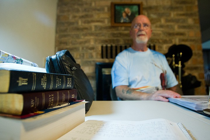 &lt;p&gt;GABE GREEN/Press Born Again Christian and registered sex offender Bill Johnson, Rathdrum, has begun to use faith as a means to repair his life after being convicted of first degree rape 25 years ago. Johnson is now trying to create a group where local sex offenders can seek help and support.&lt;/p&gt;